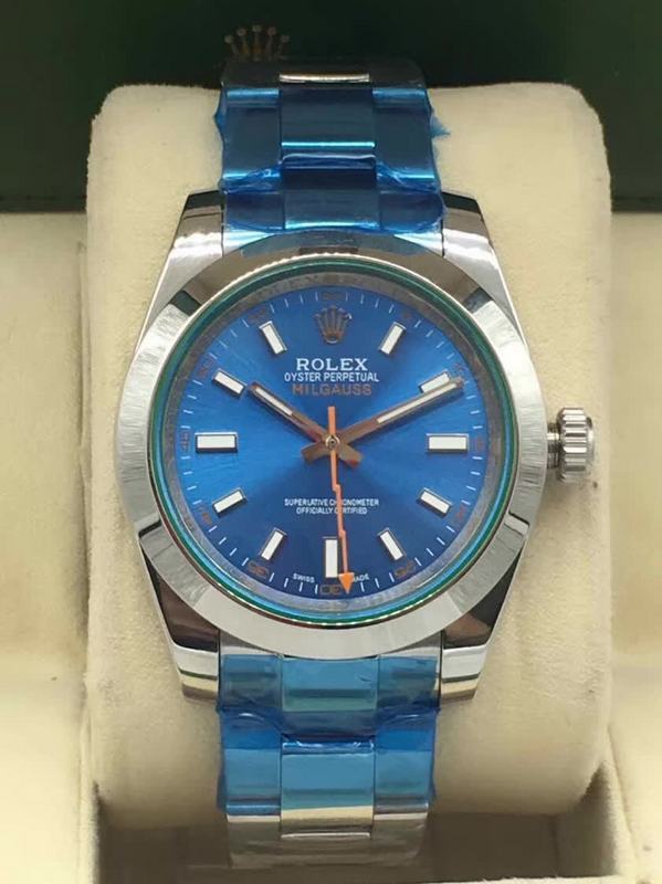 Rolex Milgauss 40 mm Blau