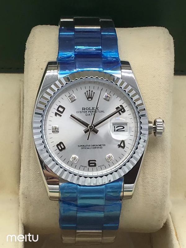 Rolex Oyster Perpetual  Date 36 mm Weiss